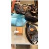Image 1 : LOT OF PURSES, BAGS AND JACK IN THE BOX CHEF