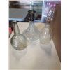 Image 3 : BOX OF CRYSTAL DECANTERS, VASES