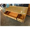 Image 2 : 3 DRAWER DESK WITH DOVETAIL DRAWERS