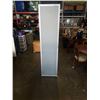 Image 1 : WHITE GLASS DOOR WARDROBE - 80 INCHES TALL