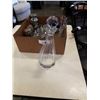 Image 2 : TRAY OF SALT AND PEPPER SHAKERS, DECANTER, TEAPT, VASES