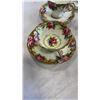 Image 8 : 17 PIECES PARAGON TAPESTRY ROSE CHINA - 7 CUPS AND SAUCERS, PLATTER, CREAM AND SUGAR