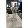Image 2 : 4 CRYSTAL VASES AND PITCHER