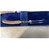 Image 3 : CANTEEN OF CUTLERY AND 2 BONE HANDLE SERVING PIECES