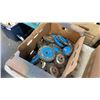Image 2 : 2 BOXES OF WIRE BRUSH WHEELS, ELECTRICAL WIRE, SHOP SUPPLIES
