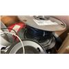 Image 8 : 2 BOXES OF WIRE BRUSH WHEELS, ELECTRICAL WIRE, SHOP SUPPLIES