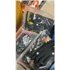 Image 2 : TRAY OF NEW ITMES - HIGH VIS PANTS, GLOVES, WATER SHOES, PANTS