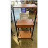 Image 8 : 2 PLASTIC ORGANIZERS AND ROLLING WORKSTATION