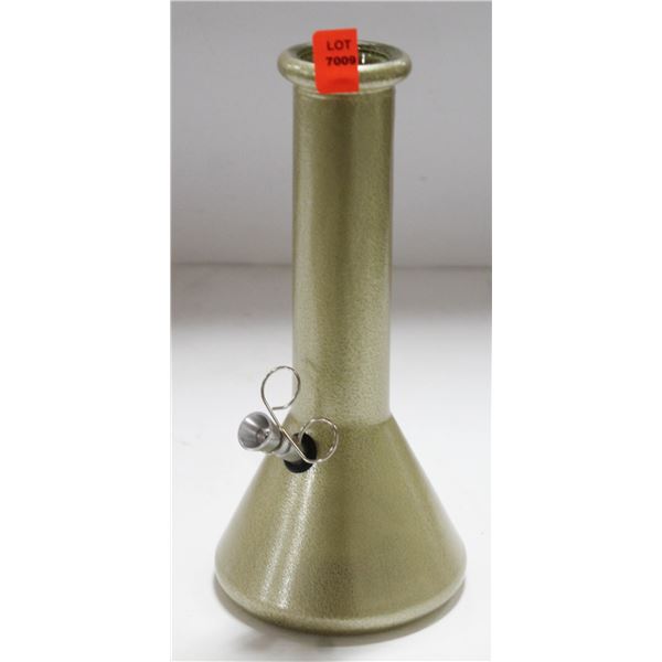 NEW 10" GOLD GLASS BONG