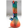 Image 1 : NEW 12" MULTICOLORED HONEYCOMB BEAKER BONG