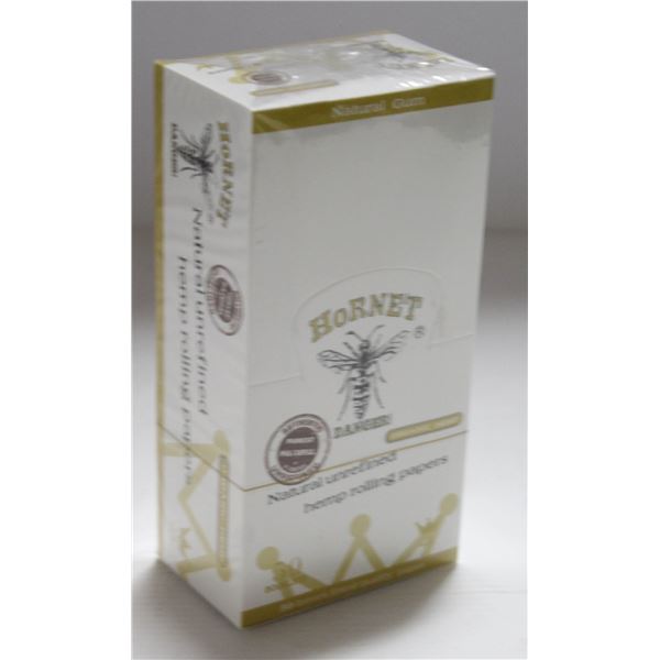 HORNET 50 BOOKLETS NATURAL REFINED HEMP ROLLING