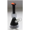 Image 1 : NEW 7" FROSTED BLACK HONEYCOMB GLASS BONG