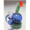 Image 1 : NEW 5.5" PULSAR GREEN/ BLUE GLASS BONG