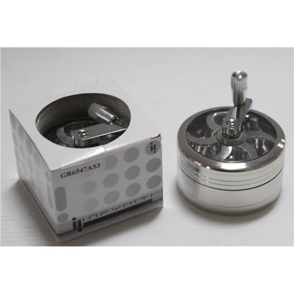 2PK INFYNITY SILVER HERB GRINDER