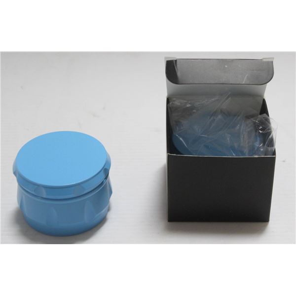 2PK BLUE METAL TWIST HERB GRINDER