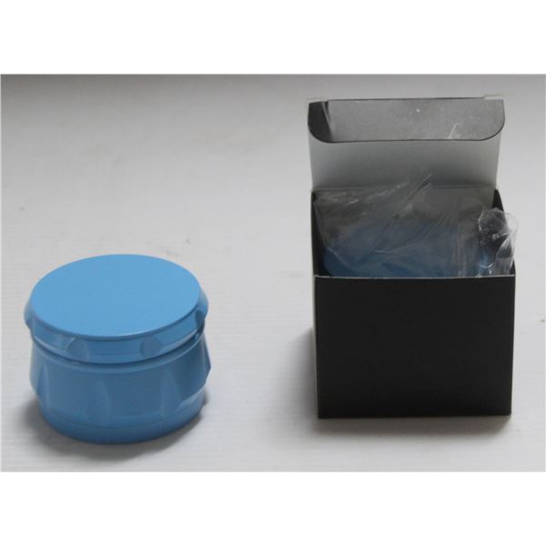 2PK BLUE METAL TWIST HERB GRINDER