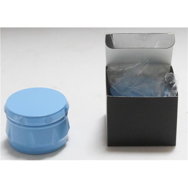 2PK BLUE METAL TWIST HERB GRINDER