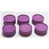 Image 1 : NEW 6PK BIO PLASTIC TWIST HERB GRINDERS; PURPLE