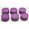 Image 1 : NEW 6PK BIO PLASTIC TWIST HERB GRINDERS; PURPLE