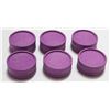 Image 1 : NEW 6PK BIO PLASTIC TWIST HERB GRINDERS; PURPLE