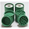 Image 1 : NEW 4PK SHYLO BIOPLASTIC TWIST HERB GRINDERS-GREEN