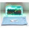 Image 1 : NEW BLUE GLOW TRAY; LED PLASTIC ROLLING TRAY- 7