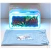 Image 1 : NEW BLUE GLOW TRAY; LED PLASTIC ROLLING TRAY- 7