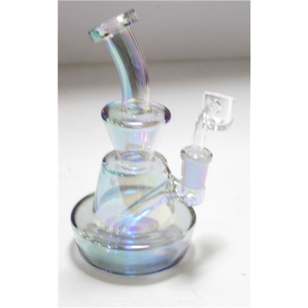 NEW 6.5" COLORED TRANSLUCENT GLASS BONG