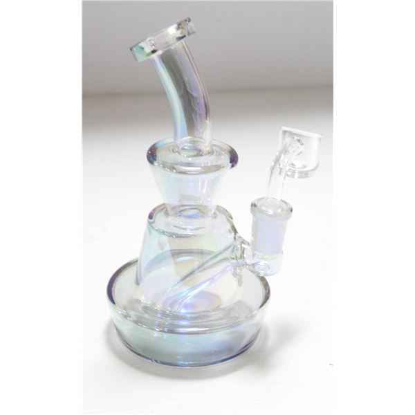 NEW 6.5" COLORED TRANSLUCENT GLASS BONG