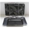 Image 1 : NEW 6PK  8" PLASTIC ROLLING TRAYS- BLACK