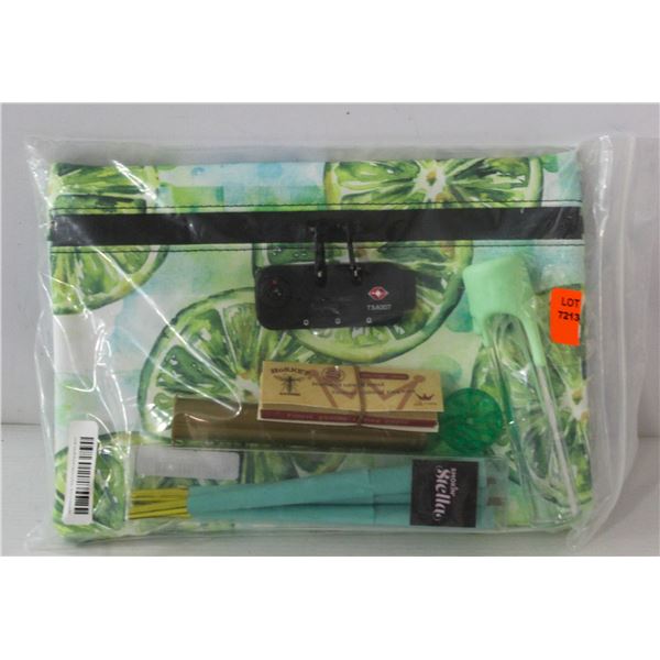 NEW SMOKERS BUNDLE W/ SMELL PROOF, LOCKING BAG-