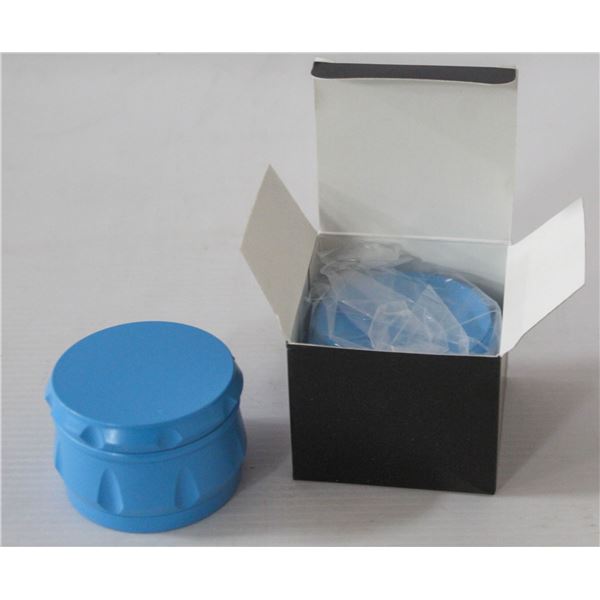 2PK BLUE METAL TWIST HERB GRINDER