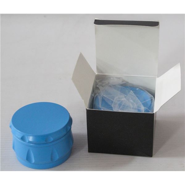 2PK BLUE METAL TWIST HERB GRINDER