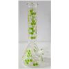 Image 1 : 14" NEW CLEAR/ GREEN HONEYCOMB BEAKER BONG