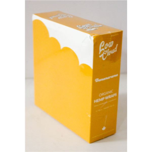 LOW CLOUD 25PK ORGANIC HEMP WRAPS; BANANARAMA