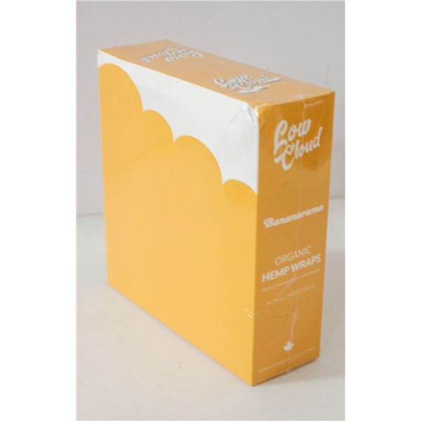 LOW CLOUD 25PK ORGANIC HEMP WRAPS; BANANARAMA