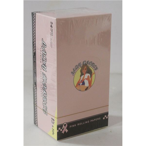 NEW CASE OF LADY HORNET PINK ROLLING PAPERS