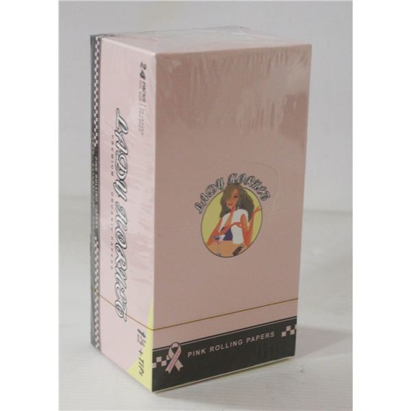 NEW CASE OF LADY HORNET PINK ROLLING PAPERS