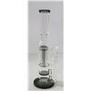 Image 1 : 11" NEW BONG WITH PERCS CLEAR AND SMOKEY GREY