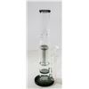 Image 1 : 11" NEW BONG WITH PERCS CLEAR AND SMOKEY GREY