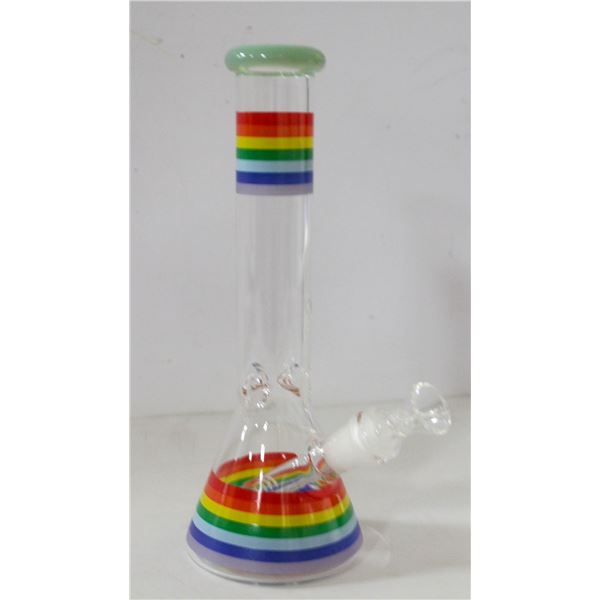 10" NEW RAINBOW BEAKER BONG
