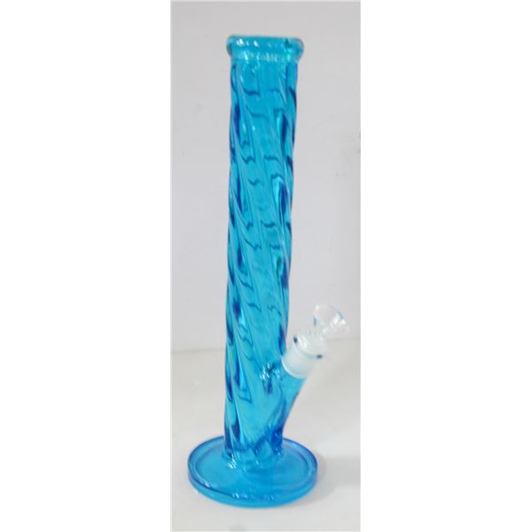 14" NEW BLUE TWISTY BONG STRAIGHT TUBE