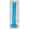 Image 1 : 14" NEW BLUE TWISTY BONG STRAIGHT TUBE