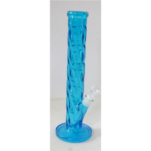 14" NEW BLUE TWISTY BONG STRAIGHT TUBE