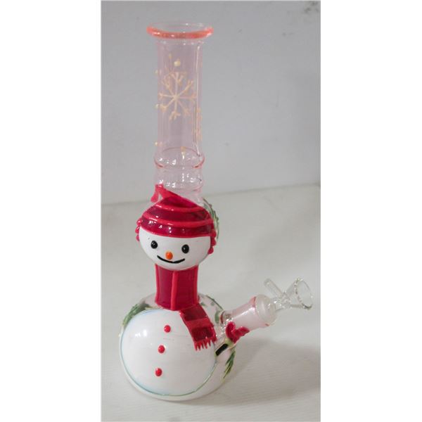 NEW 10" SNOWMAN BONG WITH 3D DETAILING