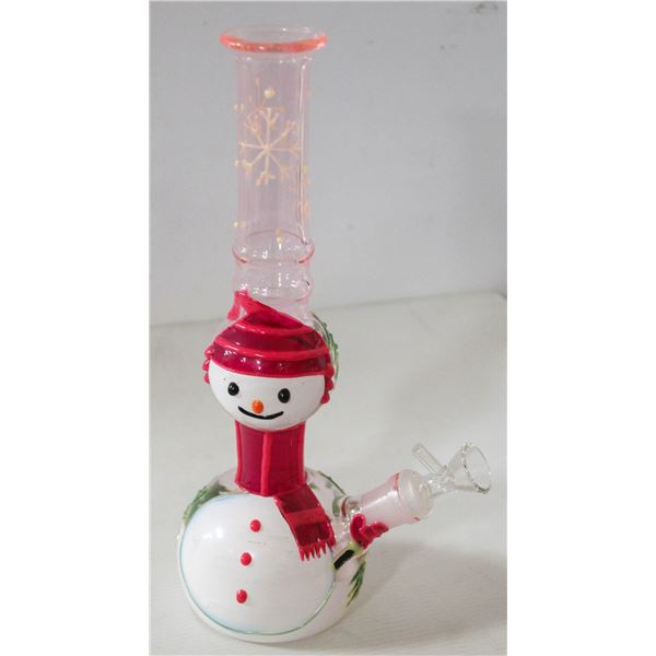 NEW 10" SNOWMAN BONG WITH 3D DETAILING