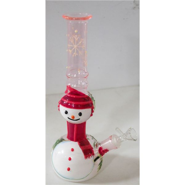 NEW 10" SNOWMAN BONG WITH 3D DETAILING