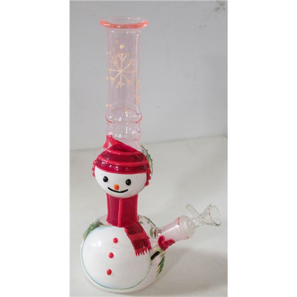NEW 10" SNOWMAN BONG WITH 3D DETAILING