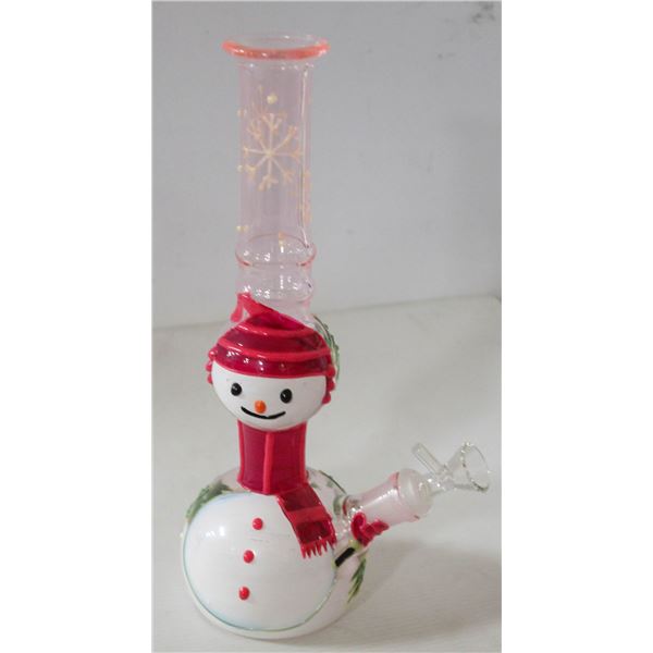 NEW 10" SNOWMAN BONG WITH 3D DETAILING