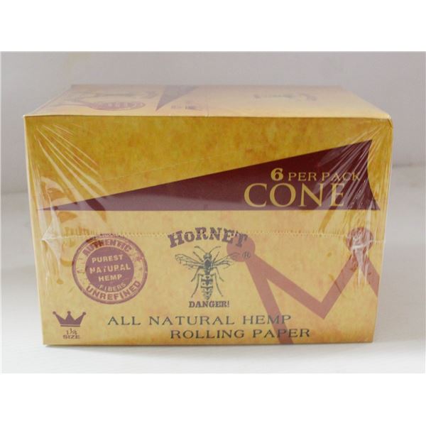 CASE OF HORNET 1 1/4" CONES, 6 CONES/PACK 24 PACKS